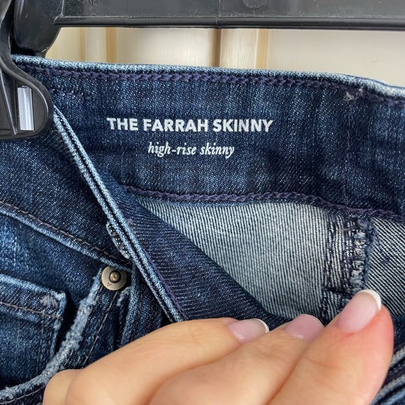 AG Adriano Holdschmied The Farrah Skinny high-rise skinny jeans - Picture 1 of 5